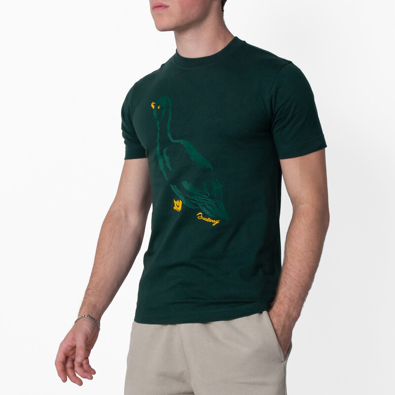 Burberry Duck Print Cotton Jersey T-Shirt, Size X-Small 8091874