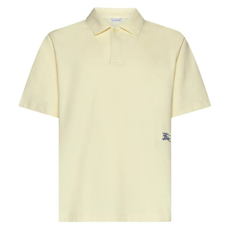 Burberry EKD Cotton Pique Polo Shirt, Size Medium 8083602 