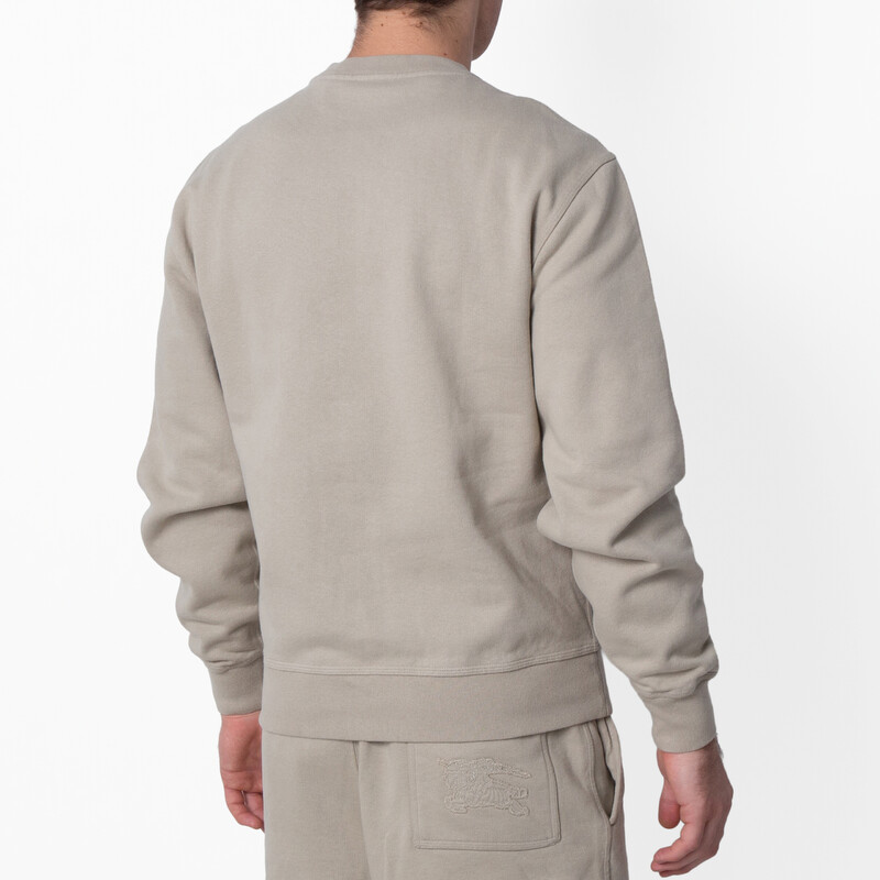 Burberry EKD Embroidered Cotton Sweatshirt, Size Small 8094597