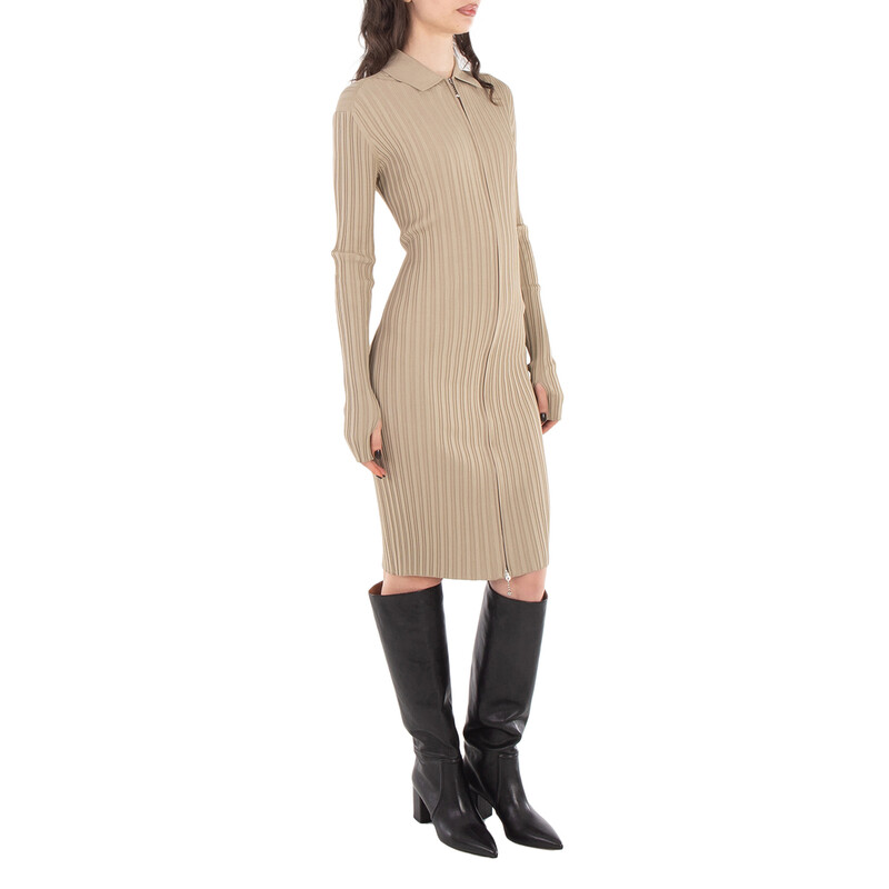 Burberry EKD Logo Viscose-Blend Dress, Size X-Large 8084710