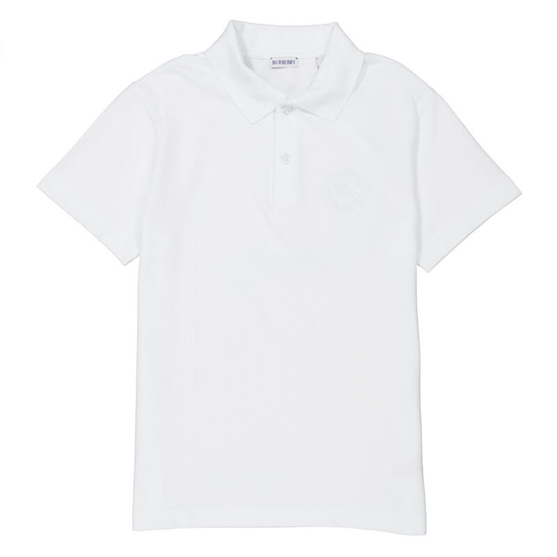 Burberry EKD Pique Weave Cotton Polo Shirt, Size XX-Small 8095156