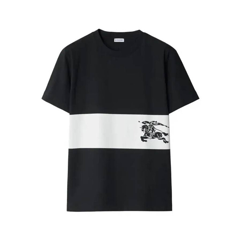 Burberry EKD Stripe Short Sleeve Cotton T-Shirt, Size X-Small