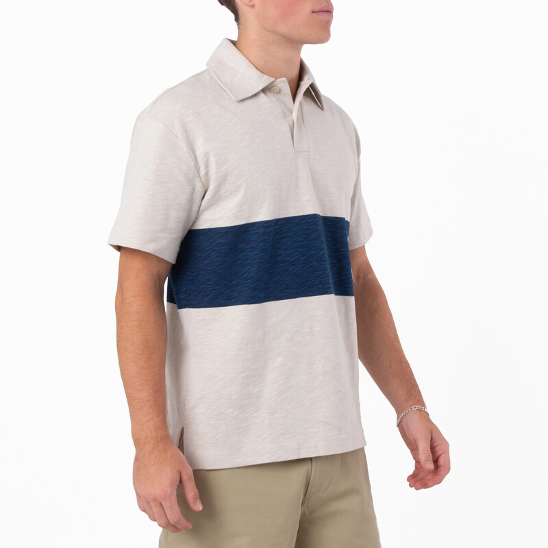 Burberry EKD Striped Cotton Polo Shirt, Size X-Small 8091883