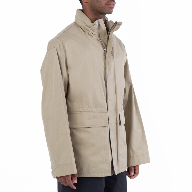 Burberry Ekd-Embroidered Cotton Parka, Size Medium 8083672