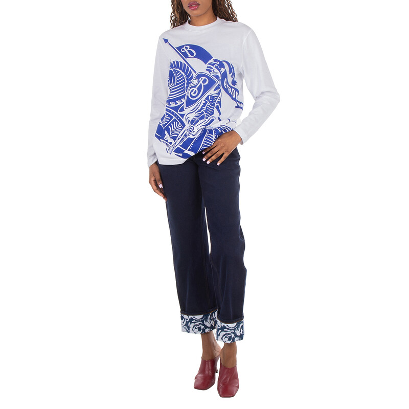 Burberry EKD-Print Cotton T-Shirt, Size X-Small 8077669 - Clothing