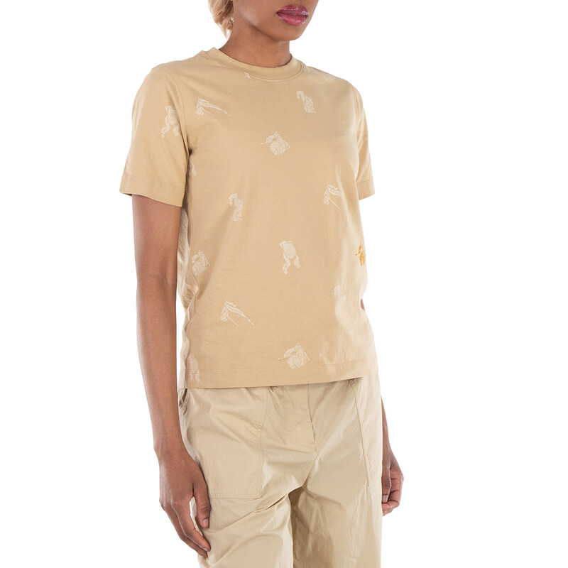 Burberry Equestrian Knight Cotton T-Shirt, Size XX-Small 8092932
