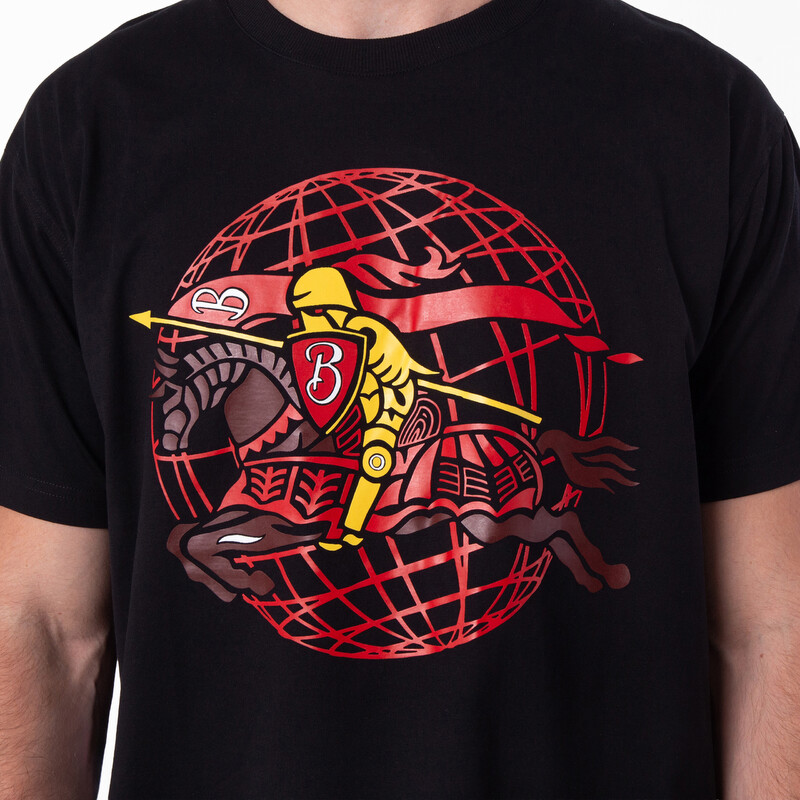 Burberry Equestrian Knight Graphic T-Shirt, Size XX-Small 8065144