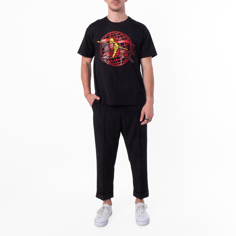Burberry Equestrian Knight Graphic T-Shirt, Size XX-Small 8065144
