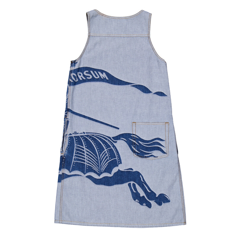 burberry denim dress Burberry Hemdkleid aus schwerem Denim , Size: 14
