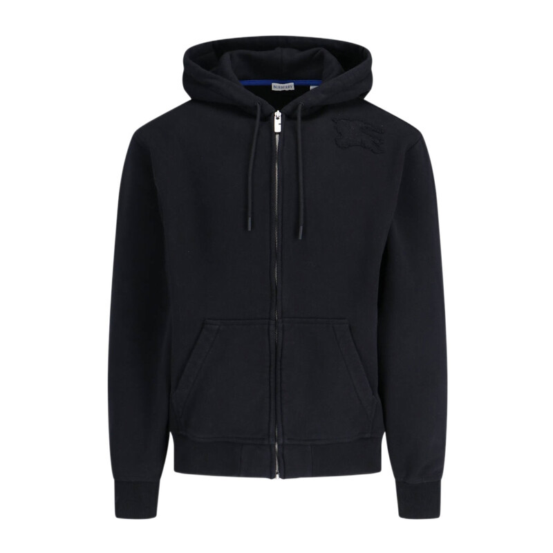 BURBERRY キルティングトレーナー 10Y Burberry Equestrian Knight Patch Zip Hoodie, Size Medium 8094617
