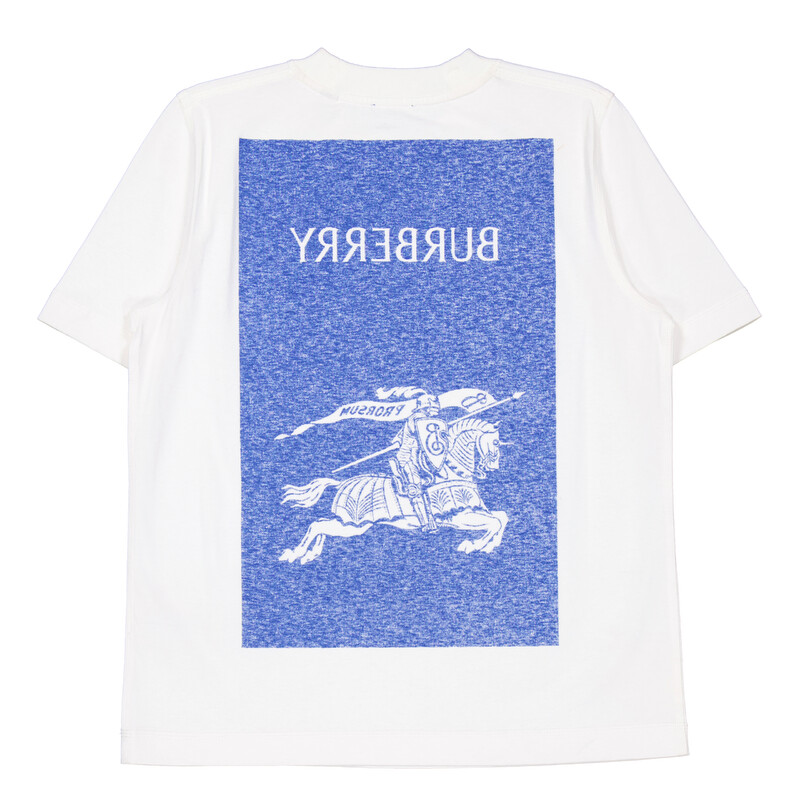 Burberry Equestrian Knight Print T Shirt, Size X-Small 8090548
