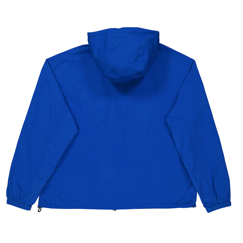 Burberry Equestrian Knight-Applique Hooded Jacket, Size Large