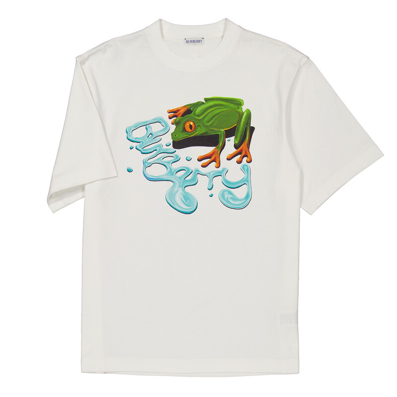 Burberry Frog Crew Neck Cotton T-Shirt, Size XXXL 8090618