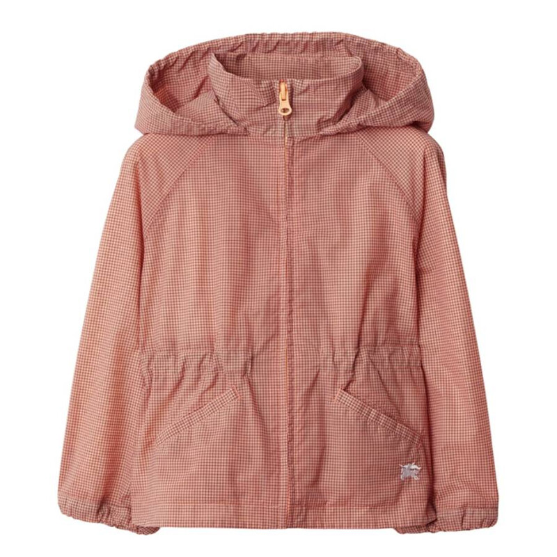 Burberry Girls Dhalia EKD Check Hooded Jacket, Size 3Y 8078290