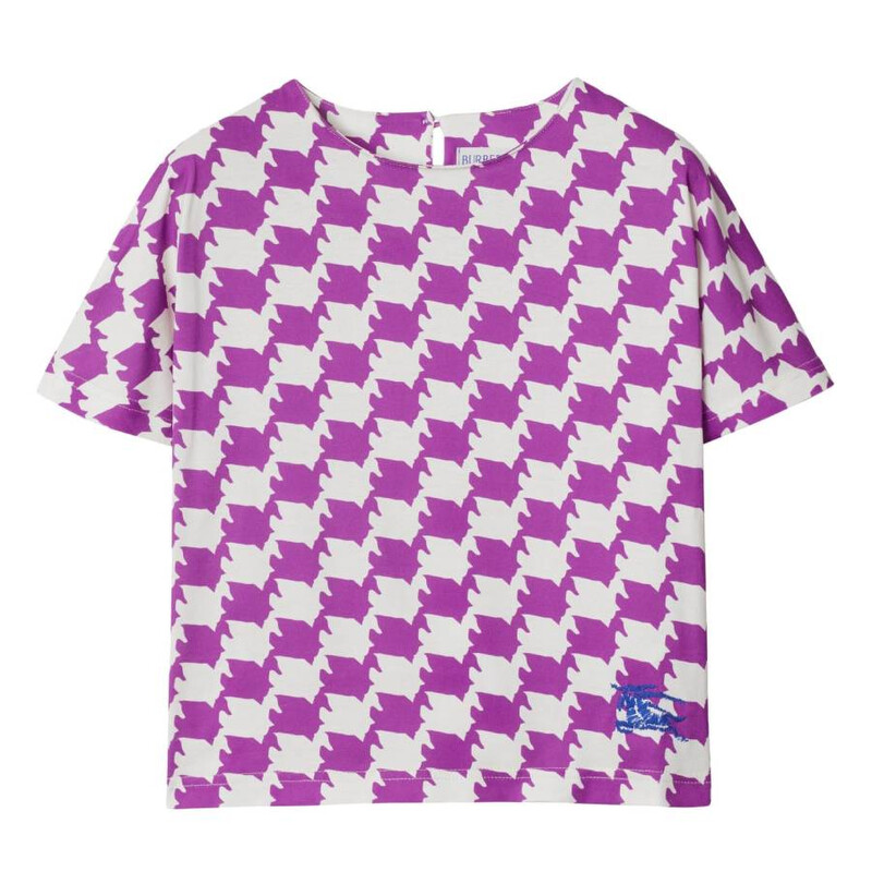 Burberry Girls Lilia Duckstooth T-Shirt, Size 6Y 8089441