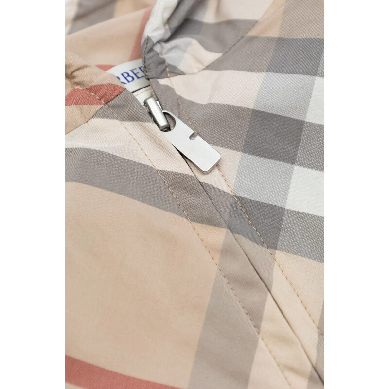 Burberry Girls Tilly Check Hooded Jacket, Size 6Y 8088538