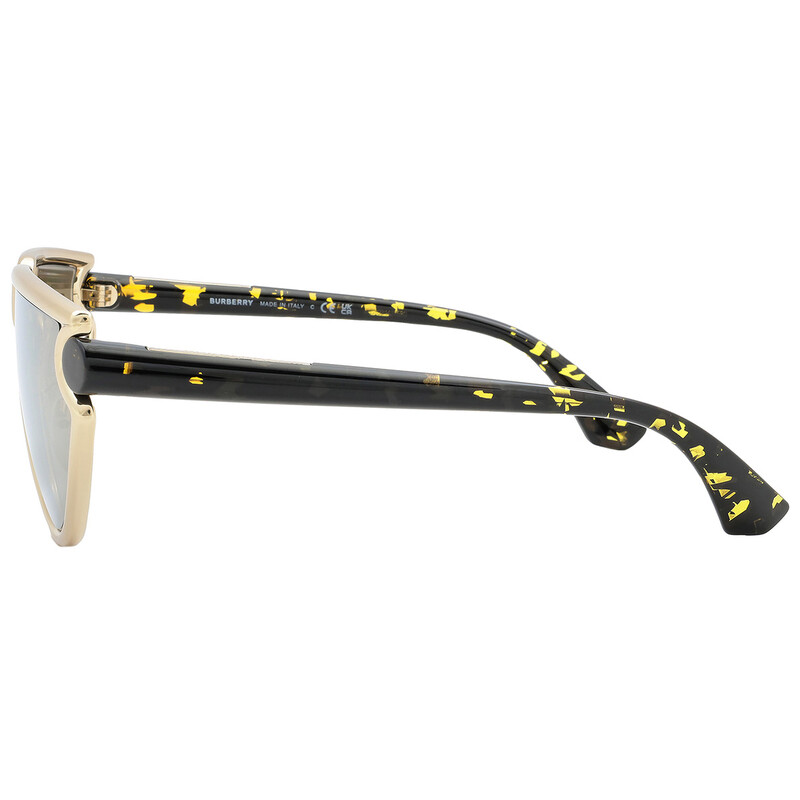 Burberry Gold Mirror Irregular Ladies Sunglasses BE3152  display picture 2