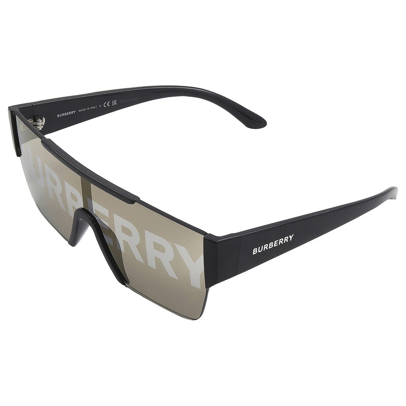 Burberry Gold with silver Burberry Shield Men's Sunglasses BE4291