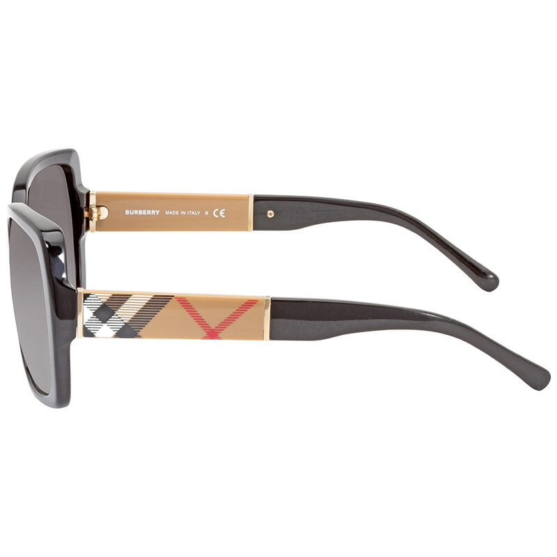 Burberry Grey Gradient Square Ladies Sunglasses BE4160 34338G 58