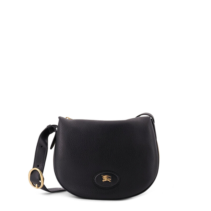 Burberry Hammered Leather Crossbody Bag With Logo Patch 8120263