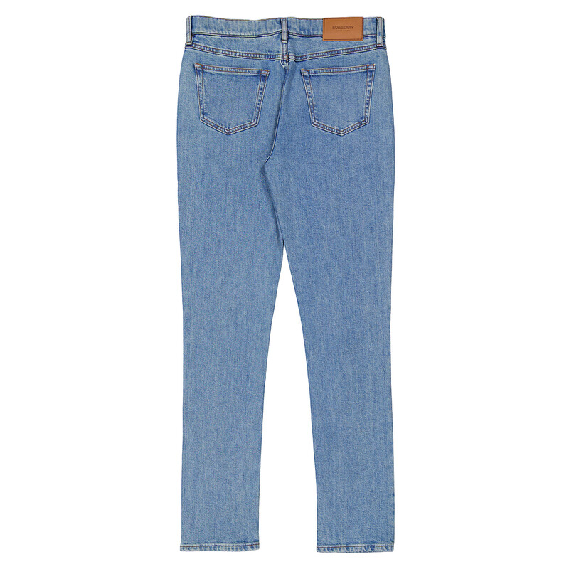 Burberry Harloe Straight Hem Mid Rise Jeans, Waist Size 30R