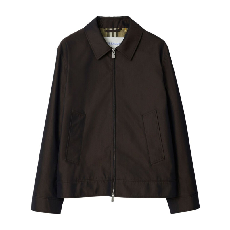 Burberry Harrington Shirt Jacket ジャケット Burberry Harrington Spread Collar Shirt Jacket, Brand Size 44 ( US