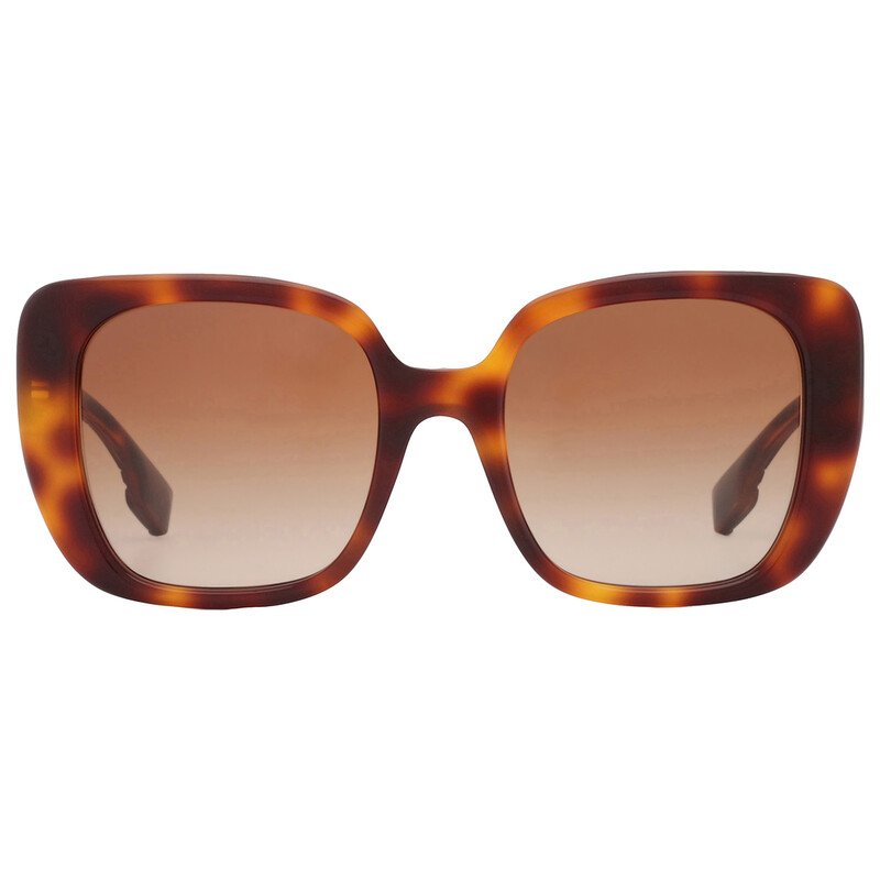 Burberry Helena Brown Gradient Square Ladies Sunglasses BE4371