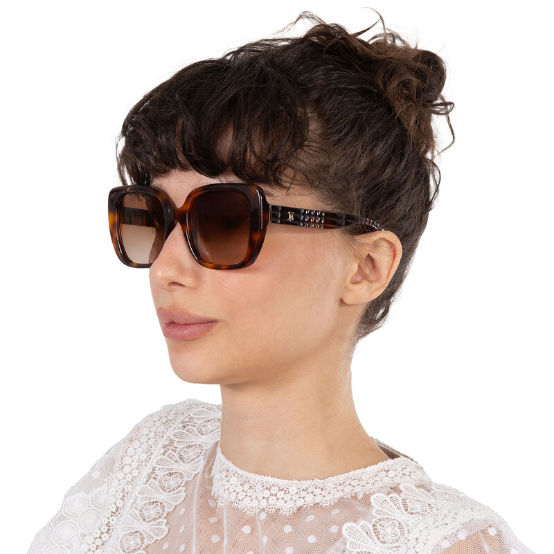 Burberry Helena Brown Gradient Square Ladies Sunglasses BE4371