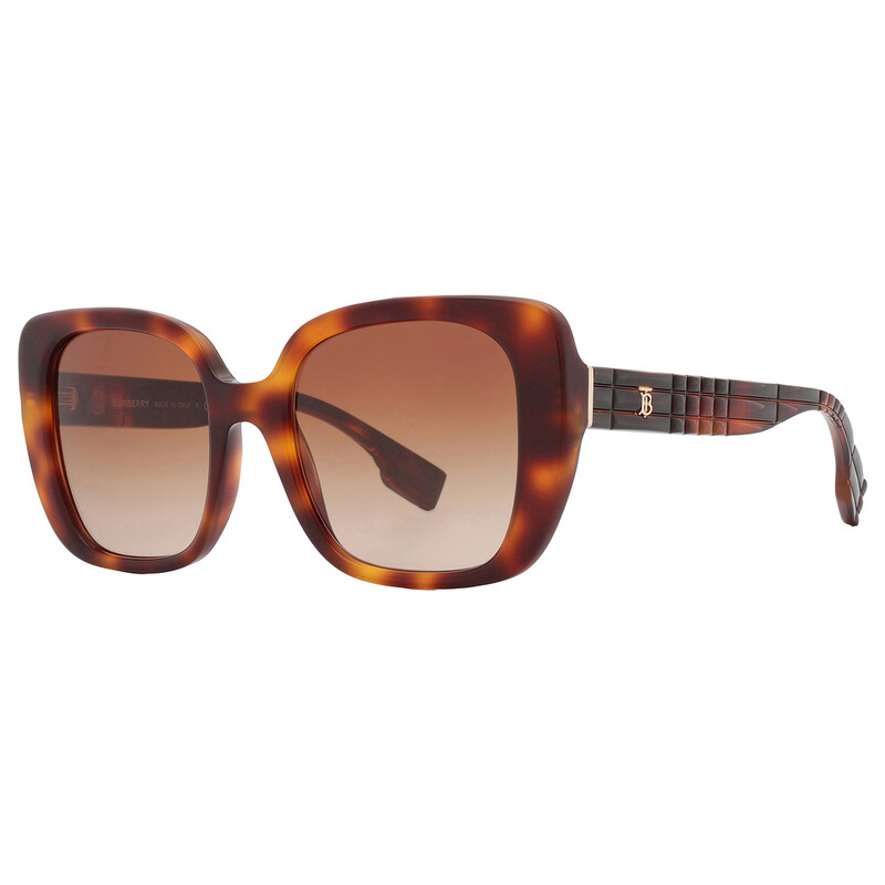Burberry Helena Brown Gradient Square Ladies Sunglasses BE4371