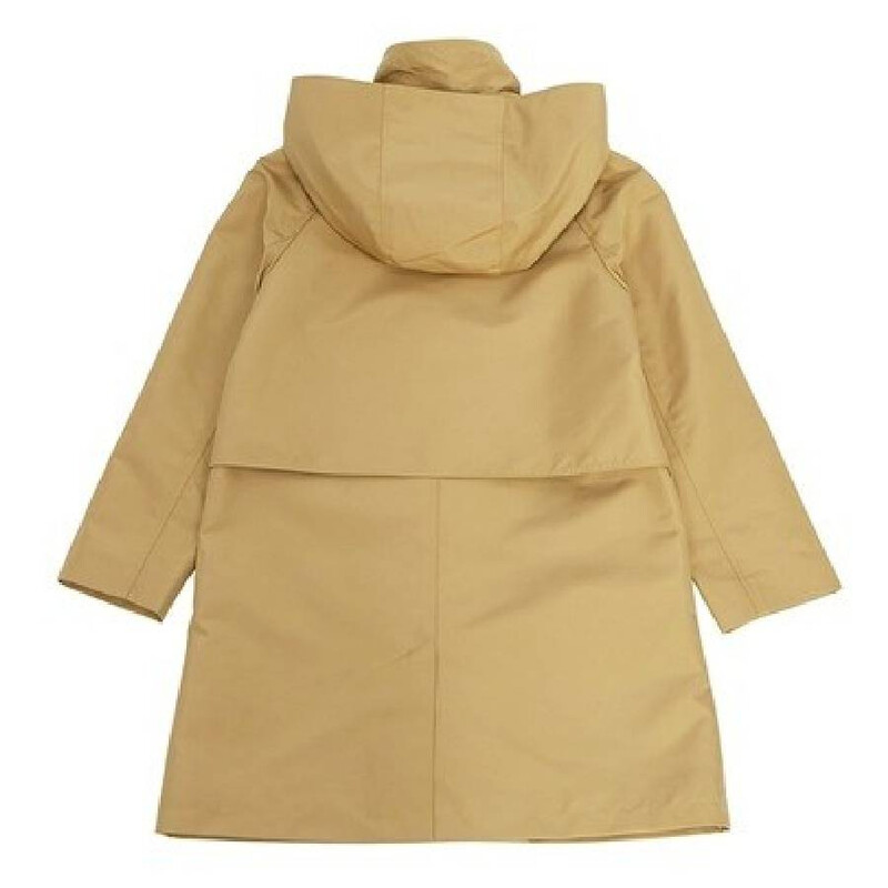 Burberry Boys Hooded Check-Lined Trench Coat, Size 12Y 8078178