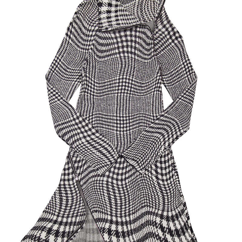 Burberry Houndstooth Pattern Midi Dress, Size Small 8082552 - Clothing - Jomashop Burberry Houndstooth Pattern Midi Dress, Size Small 8082552 - Clothing - Jomashop