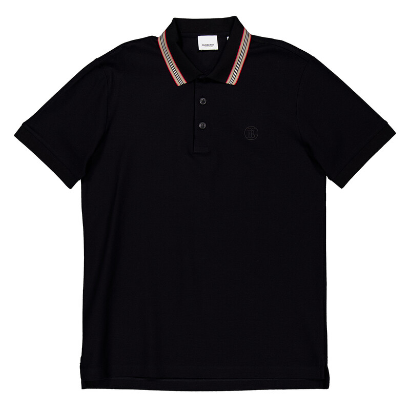 Burberry Icon Stripe Cotton Short Sleeve Polo Shirt, Size XX-Small