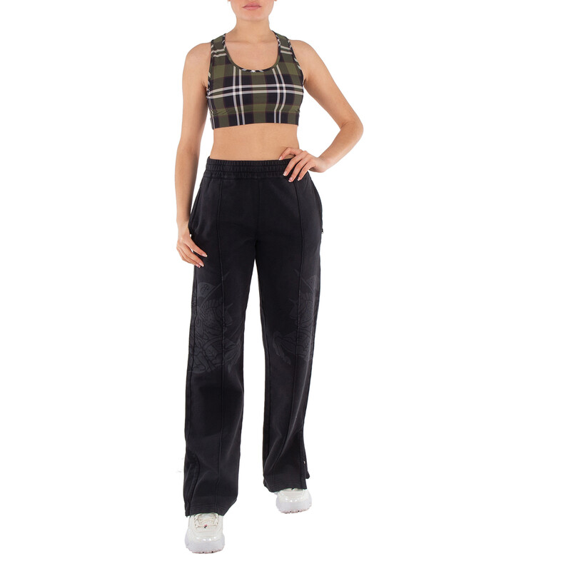 Burberry Immy Vintage Check Cropped Tank Top, Size XX-Small