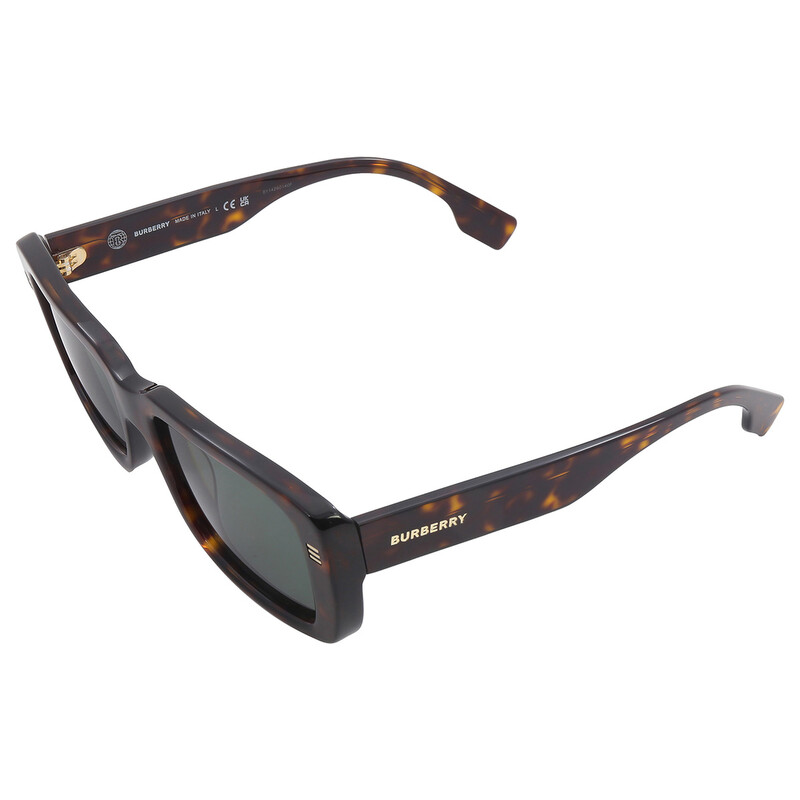 Burberry Jarvis Green Rectangular Men's Sunglasses BE4376U 300271