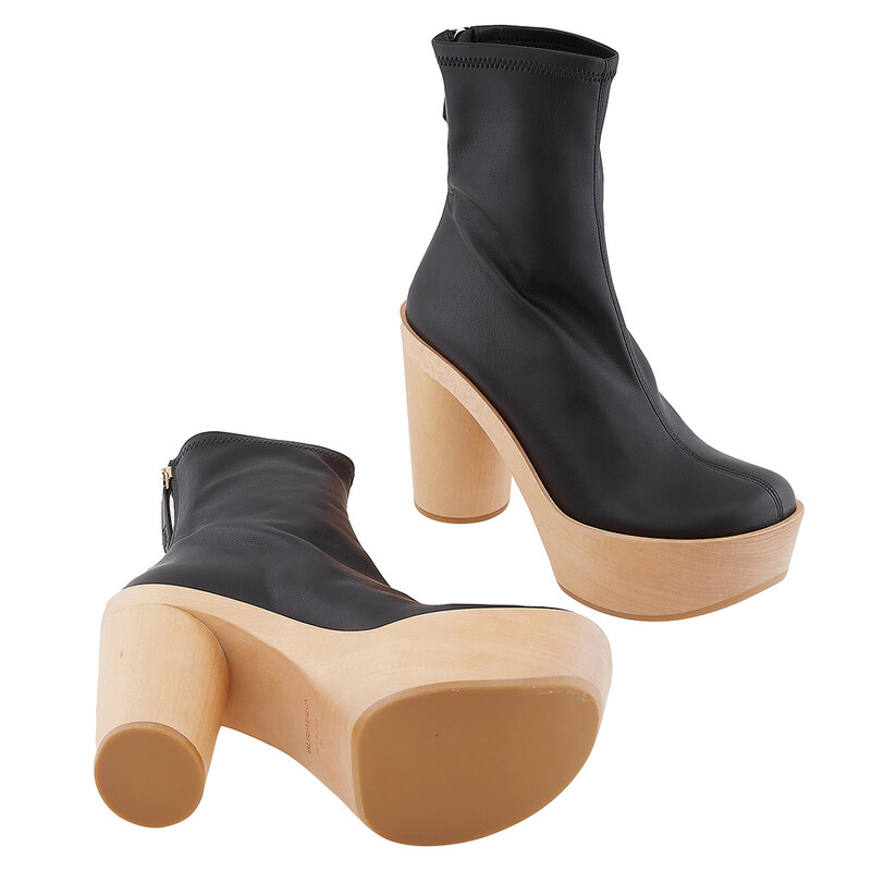 Burberry Kenwood 110 Platform Boots In Black, Brand Size 36.5 (US