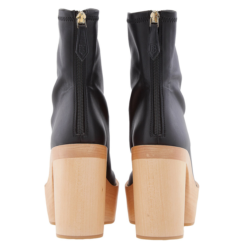 Burberry Kenwood 110 Platform Boots In Black, Brand Size 36.5 (US