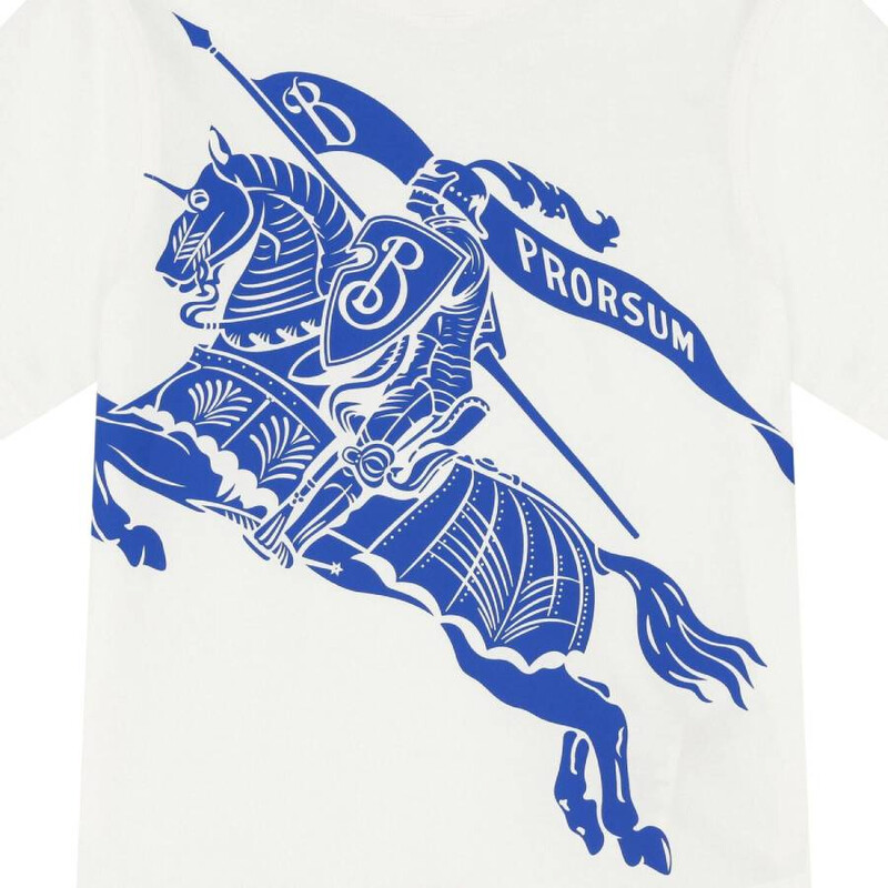 Burberry Kids Cedar Knight Cotton T-Shirt, Size 4Y 8101531