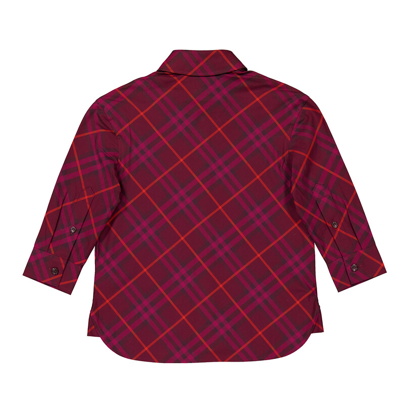 BURBERRY CHILDREN チェック柄長袖シャツ Burberry Kids Check Print Long-Sleeves Shirt, Size 3Y 8081946