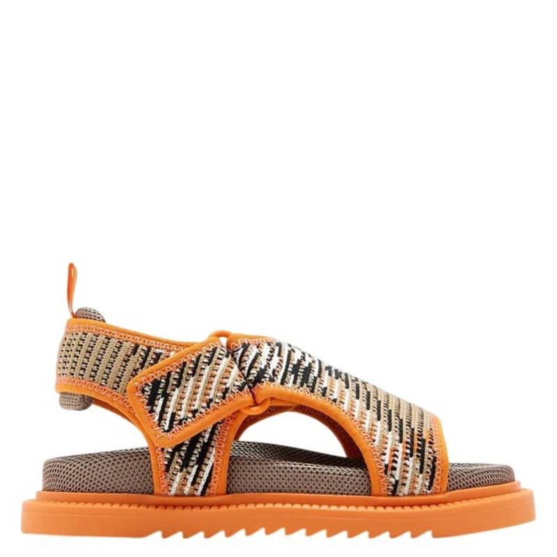 Burberry Kids Cowley Check Sandals, Brand Size 35 (3.5 Kids
