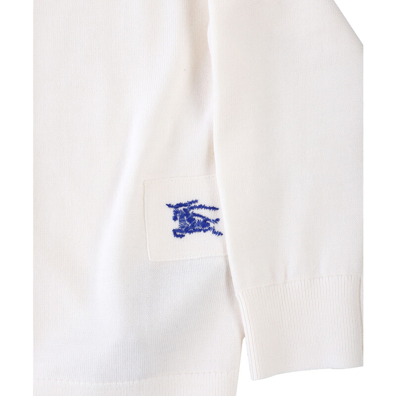 Burberry Kids Graham EKD V-Neck Cardigan, Size 3Y 8073051