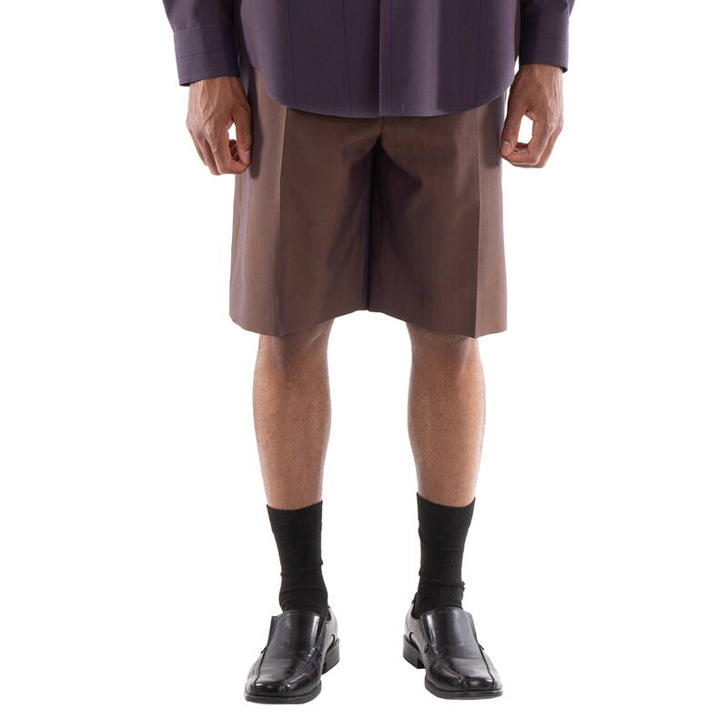 Burberry Knee Length Pleated Shorts, Brand Size 52 ( Waist Size