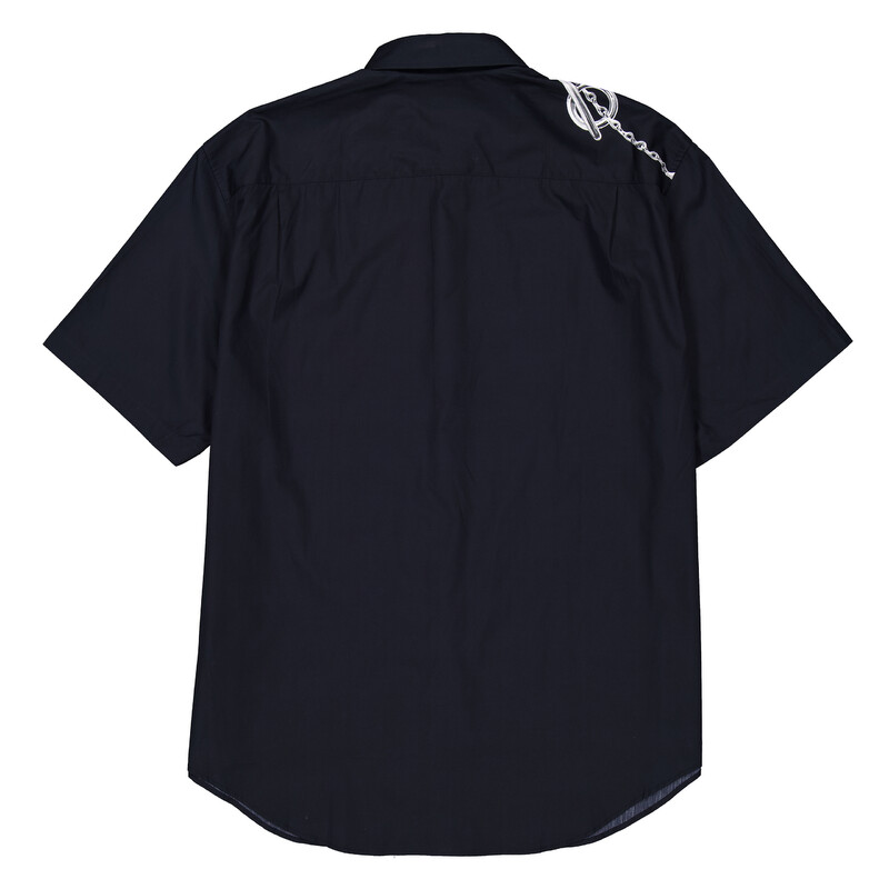 Burberry Knight Hardware Cotton Shirt, Size X-Large 8089081