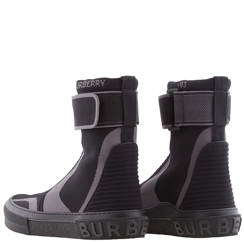 Burberry Knitted Sub High-Top Sock Sneakers, Brand Size 49 (US