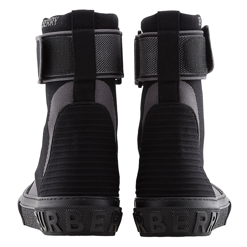 Burberry Knitted Sub High-Top Sock Sneakers, Brand Size 49 (US