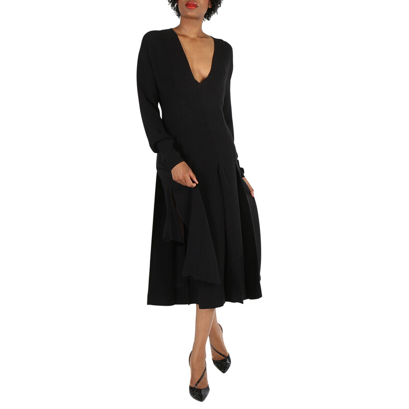 green dress plus size women Emerald wrap Mango X Victoria Beckham stretch knit dress features Size:2XL USA organza prom dress