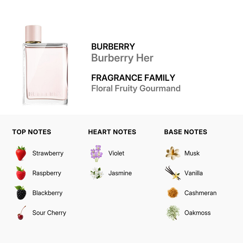 Burberry Ladies Burberry Her EDP Spray 3.4 oz (Tester) Fragrances