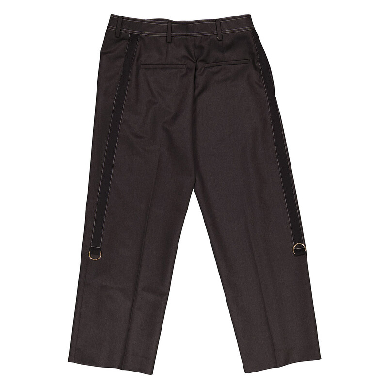Burberry Ladies Charcoal Grey Zainab Tailored Trouser, Brand Size