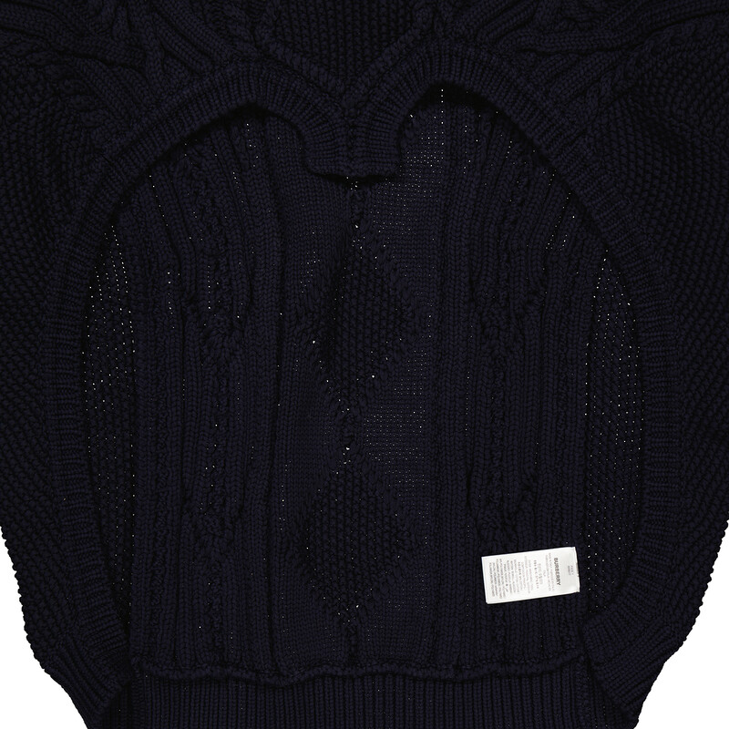 Burberry バーバリー　アンサンブル　ツインニット　サイズ5 ネイビー 80s Burberrys knit バーバリー ニット/セーター Burberry ネイビー 紺