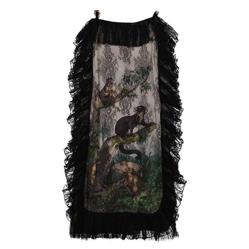 Burberry Ladies Light Opal Green Chantilly Lace and Monkey Print Shift Dress, Brand Size 6 (US Size 4) 4564455 - Clothing - Jomashop Burberry Ladies Light Opal Green Chantilly Lace and Monkey Print Shift Dress, Brand Size 6 (US Size 4) 4564455 - Clothing - Jomashop