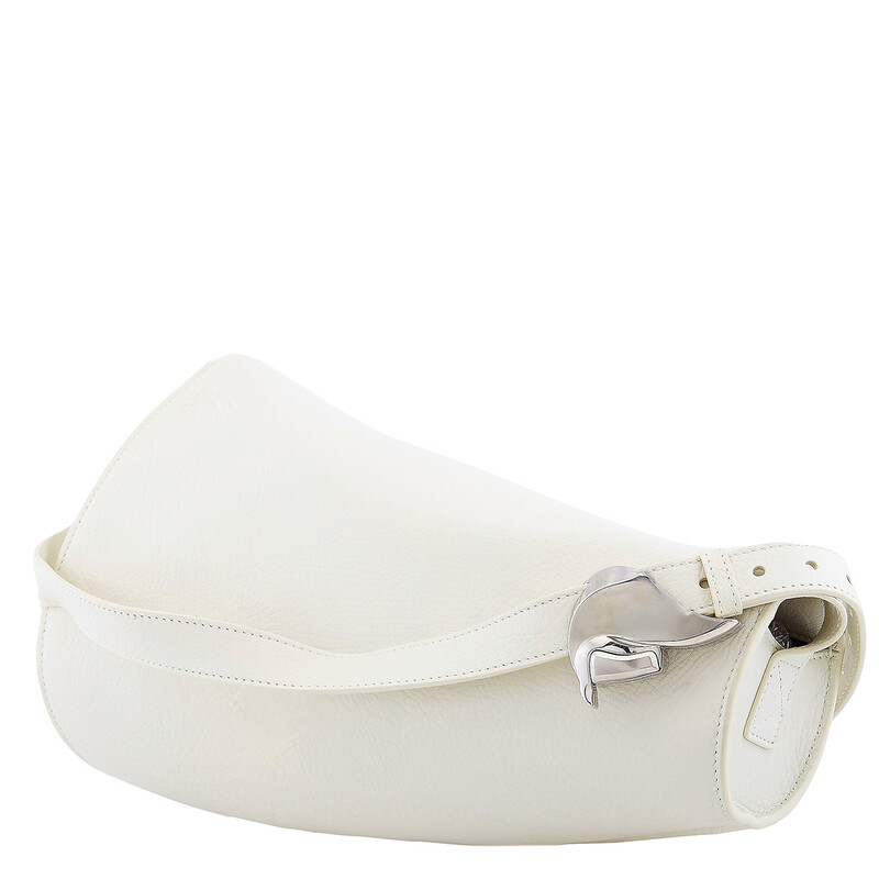 Burberry Large Leather Horn Bag in Almond 8086480 5045705881740